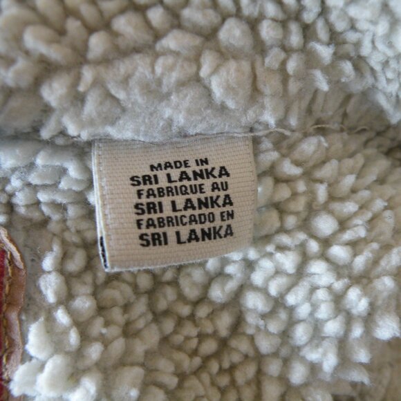 Levis Strauss & Co. women’s Jean Jacket size Medium With Sherpa Fleece Lining - Picture 5 of 16